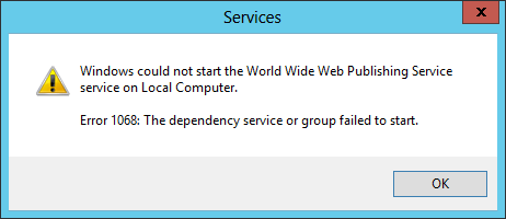 Windows 8 - Erro ao iniciar spooler de impressão erro 1068